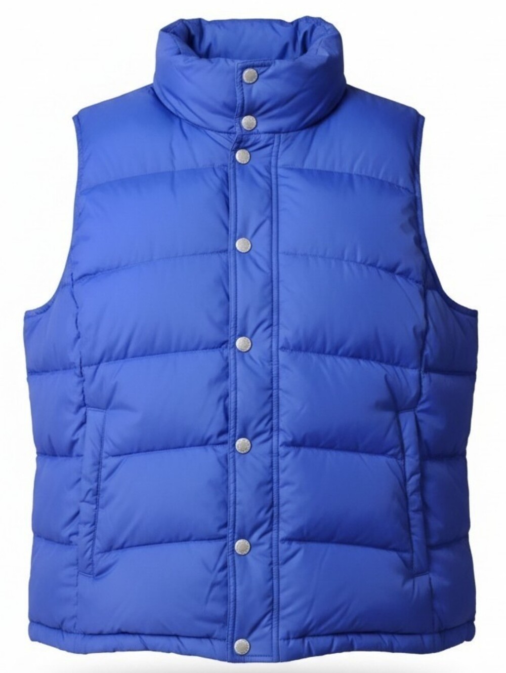 LANDS' END | Royal Blue Down Feather Fill Outerwear Puffer Quilted Vest | 1X